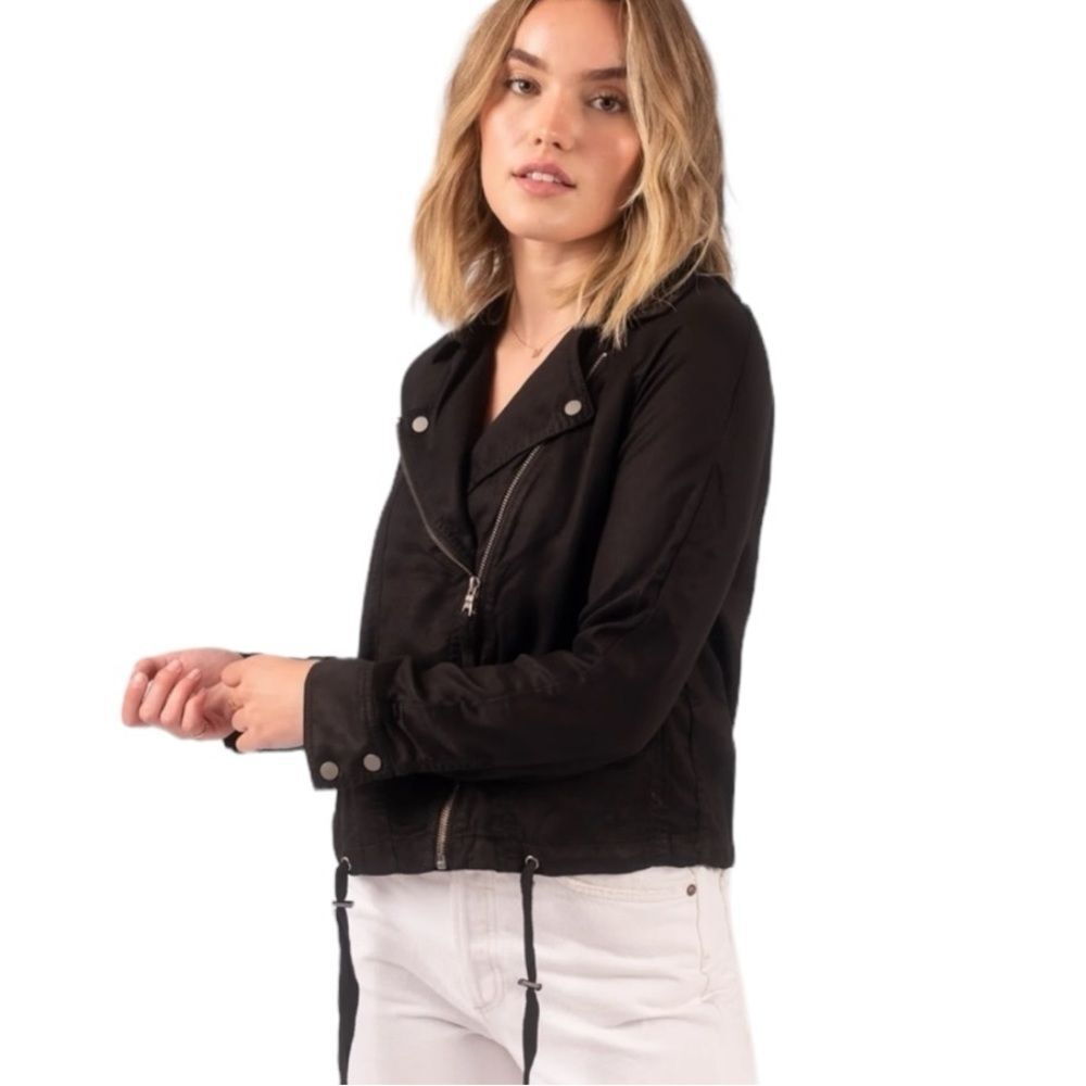 Anthropologie Marrakech Moto Lyocell Jacket size XL - Picture 2 of 15
